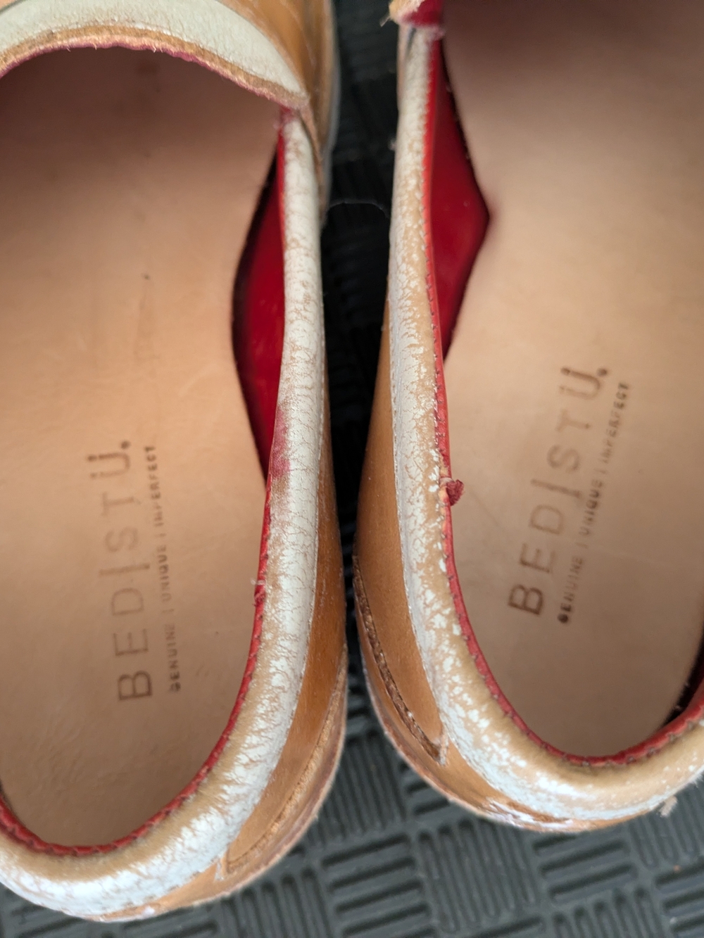 Bed Stu Reina III Tan Rustic NectarLux Leather Loafers - Picture 4 of 15